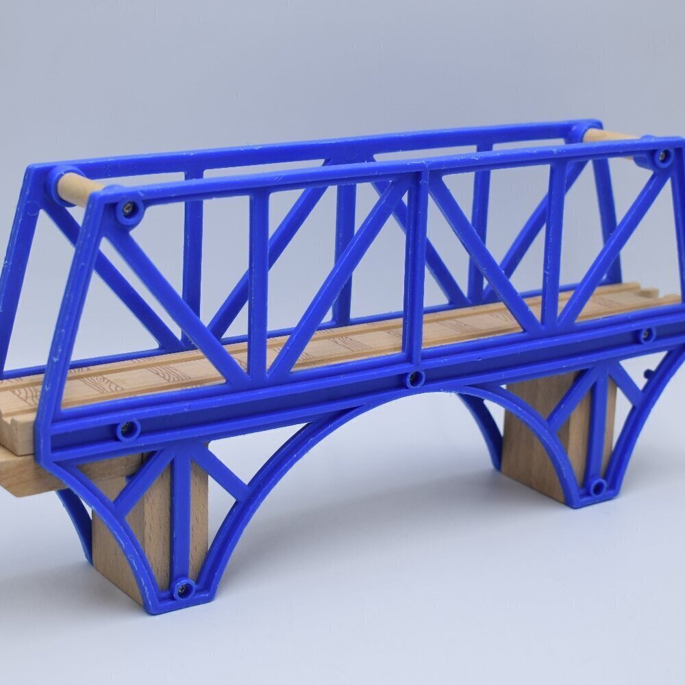 Thomas & Friends Wooden Railway Blue Sodor Bay Bridge 12"